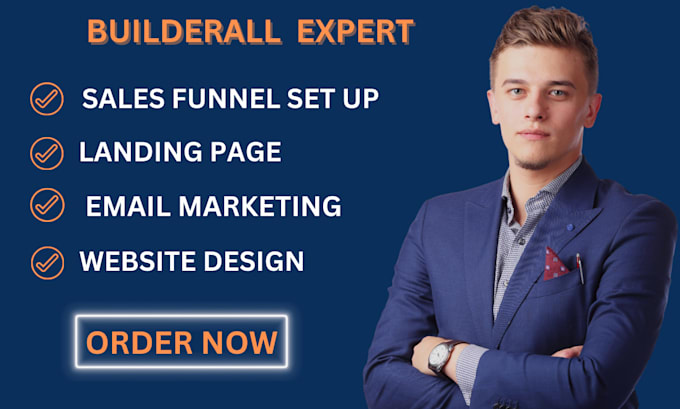 Gig Preview - Create builderall website design builderall sales funnel, builderall mailingboss