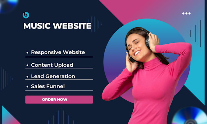 Gig Preview - Create music website for musicians, artists, dj, producers, studio