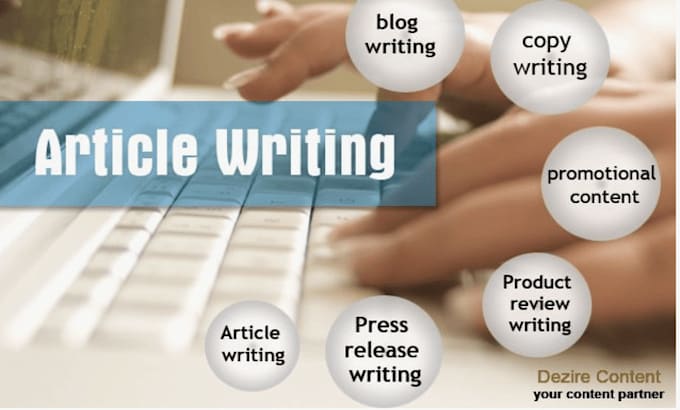 Gig Preview - Write SEO optimized articles and blog posts