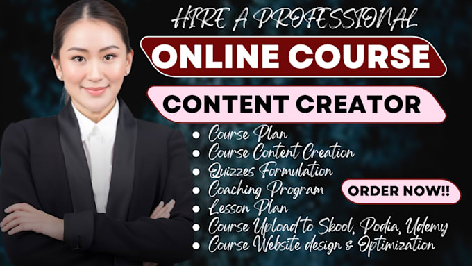 Bestseller - create online course content, training manual, course curriculum, course website