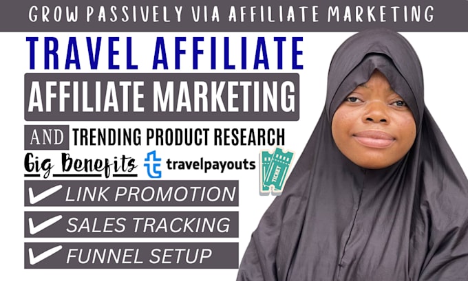 Gig Preview - Boost your travel affiliate marketing, travel affiliate link for passive income