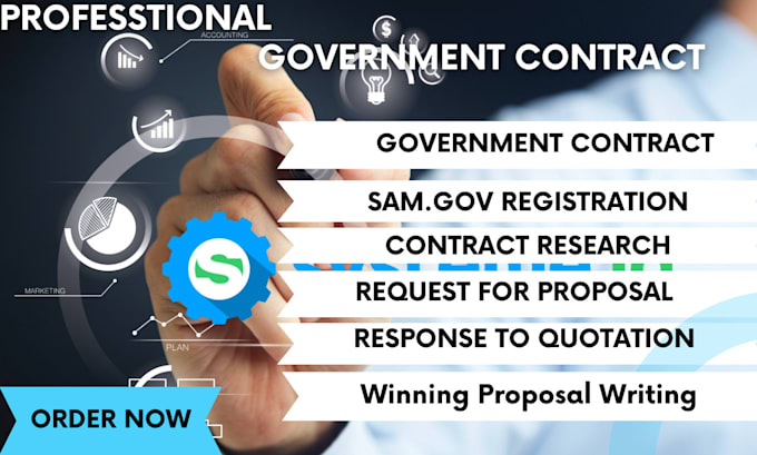 Gig Preview - Find government contract, bid proposal, research, and response to rfp