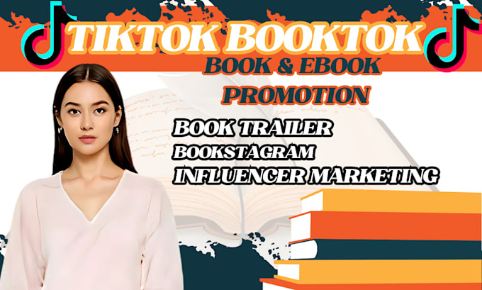 Gig Preview - Viral book or ebook promotion on my booktok tiktok influencer page to rank book