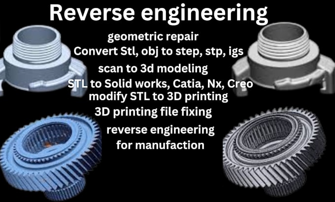 Gig Preview - Do reverse engineering from 3d scan clenup pcb enclosure pcb design pcb