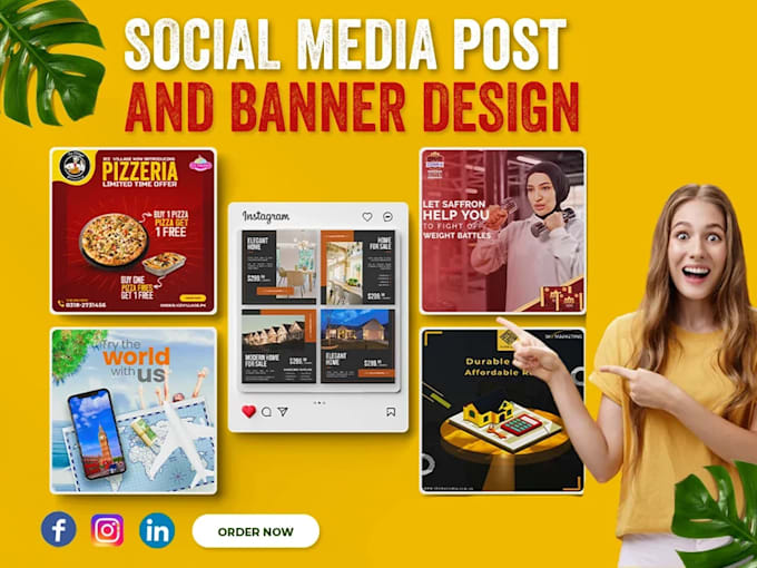 Gig Preview - Design attractive social media posts and advertising