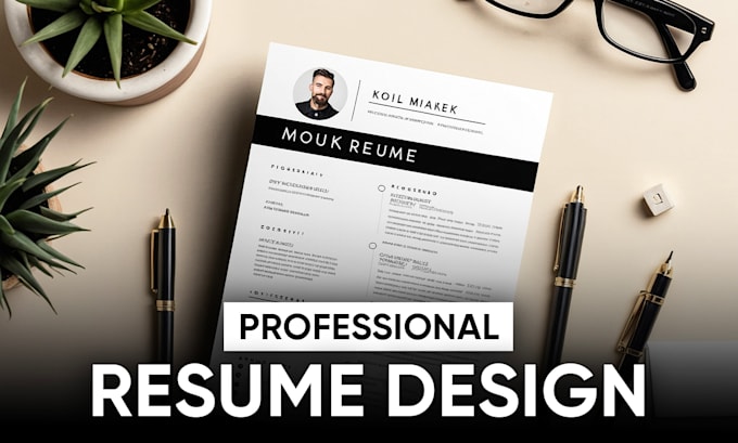 Gig Preview - Create a professional resume design, cover letter and CV