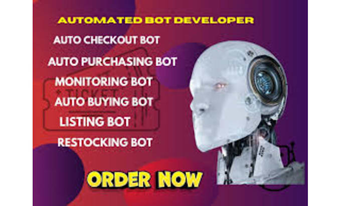 Gig Preview - Auto checkout bot auto buying bot shopping bot monitor bot autopilot booking bot