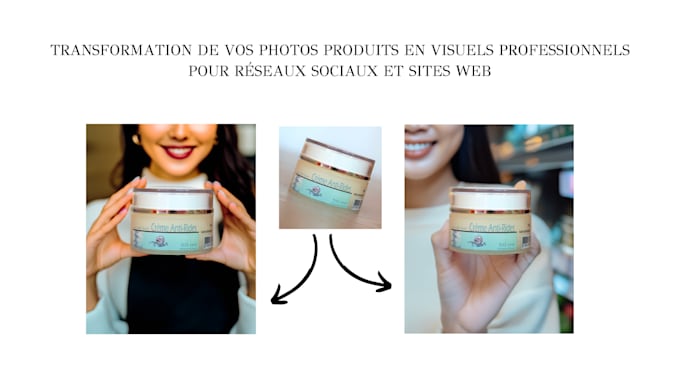 Gig Preview - Je transforme vos photos produits en visuels professionnels