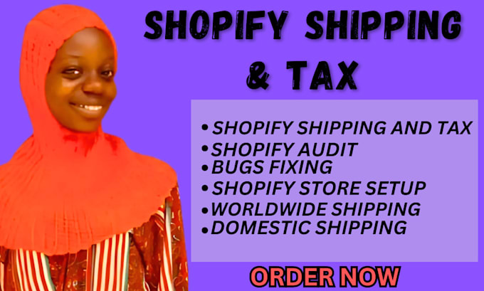 Gig Preview - Audit your shopify shipping, tax, and checkout for maximum efficiency