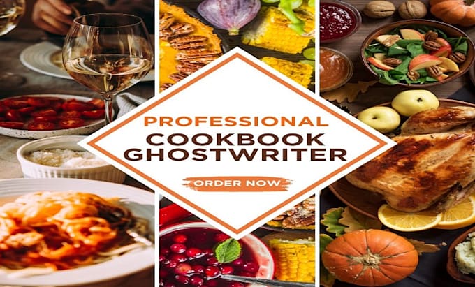 Gig Preview - Professionally ghostwrite your recipes and cookbook