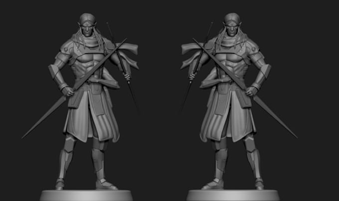 Gig Preview - Sculpt stylized 3d character model 3d printing 3d rendering 3d sculpture