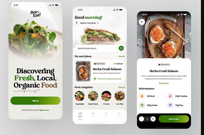 Gig Preview - Do food delivery, grocery meal delivery restaurant booking app or website