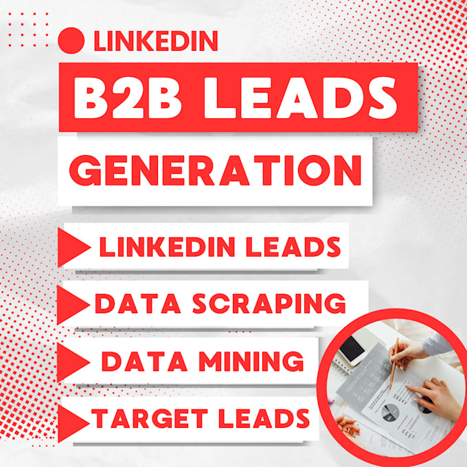 Gig Preview - Do b2b business lead generation, target email list, target data leads list