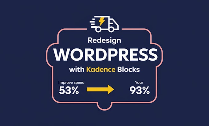 Gig Preview - Redesign wordpress website with kadence blocks