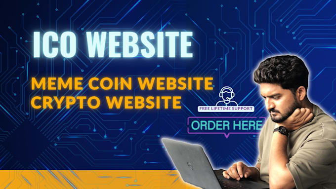 Gig Preview - Create crypto ico presale website, meme coin and token website, dapp website