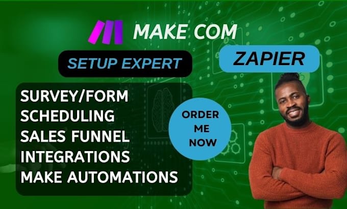 Gig Preview - Setup zapier integration, sales funnel, and scheduling workflow automation