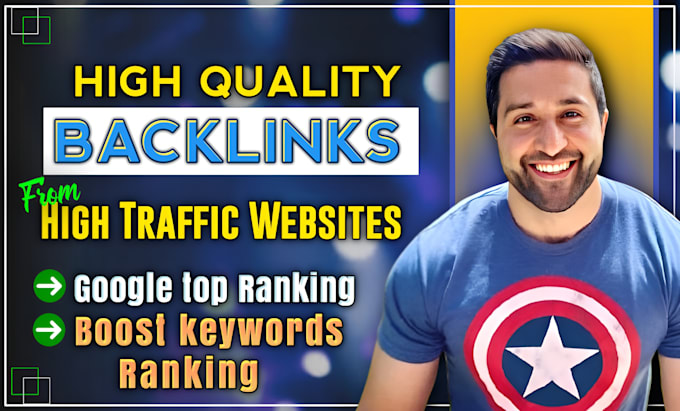 Gig Preview - Off page seo backlinks high traffic link building service for google ranking