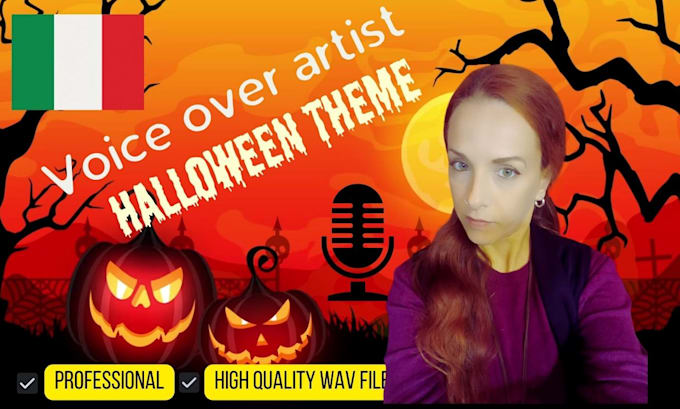 Gig Preview - Record a italian voice halloween theme