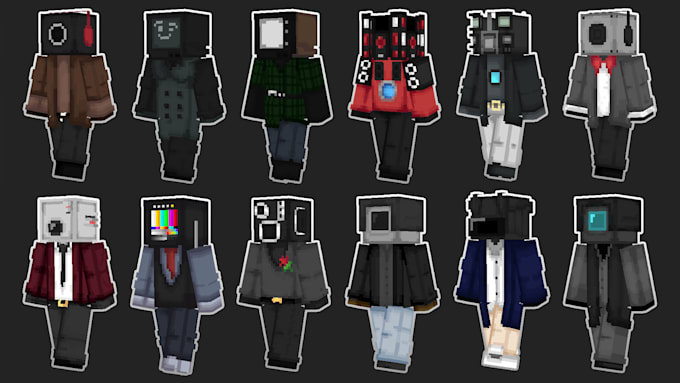 Gig Preview - Create the best skinpack for minecraft marketplace