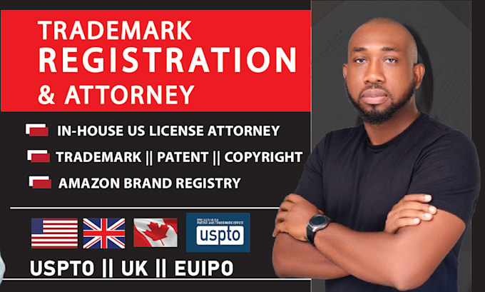 Gig Preview - Be patent attorney, trademark attorney and registration, amazon brand registry