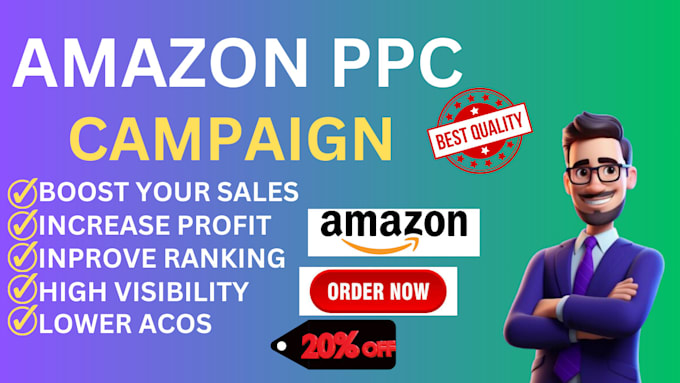 Gig Preview - Setup and optimize amazon PPC campaigns , amazon fba ppc ads campaign