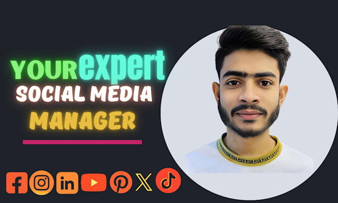 Gig Preview - Be your social media marketing manager