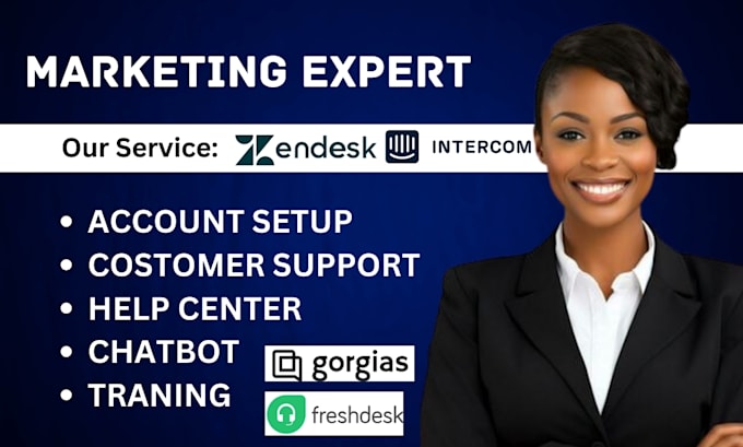 Gig Preview - Setup zendesk gorgias freshdesk customer service chatbot crm freshsales