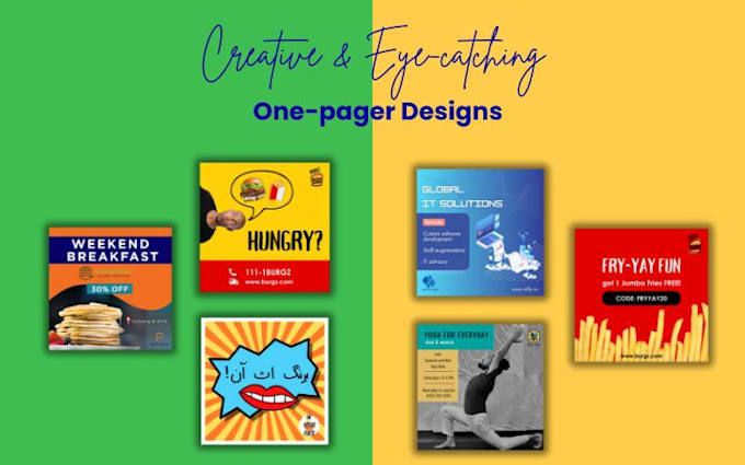 Gig Preview - Design any one pager on canva