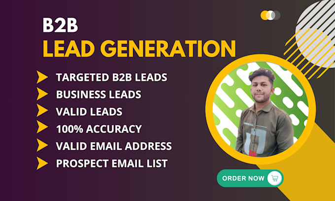 Gig Preview - Do targeted b2b lead generation for any industry