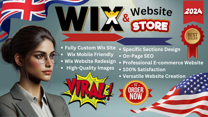 Gig Preview - Build wix website, wix website redesign, wix ecommerce store, setup wix studio