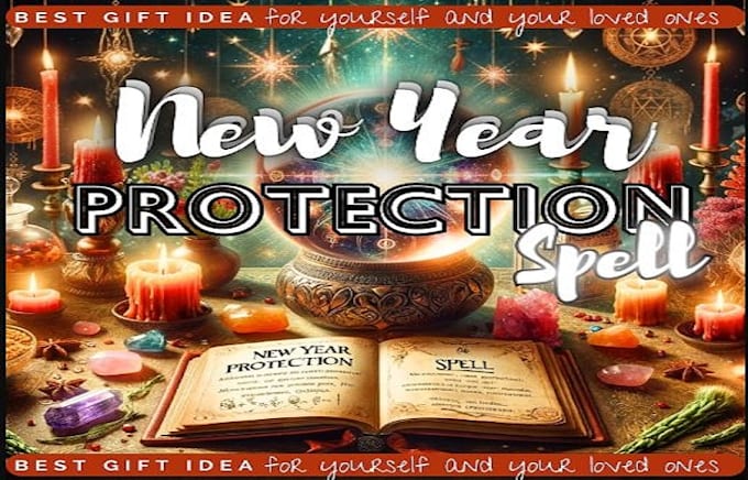 Gig Preview - Powerful new year protection spell energy shield for 2025 safeguard against