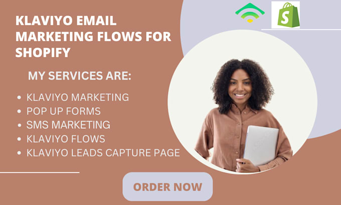 Gig Preview - Setup klaviyo email marketing flows sales shopify email template design