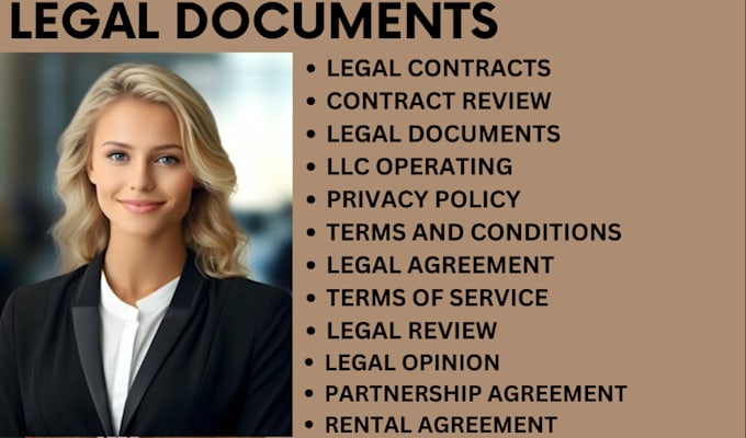 Gig Preview - Expertly draft contracts, agreements, nda, contract review and be your lawyer