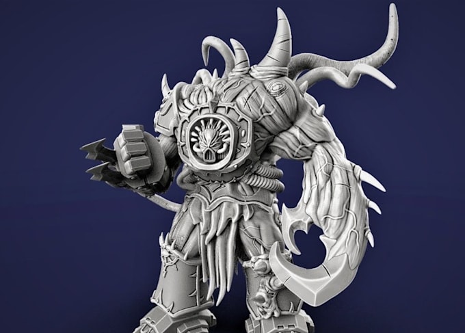 Gig Preview - Print and paint any of your tabletop miniatures, warhammer miniatures,3d sculpt