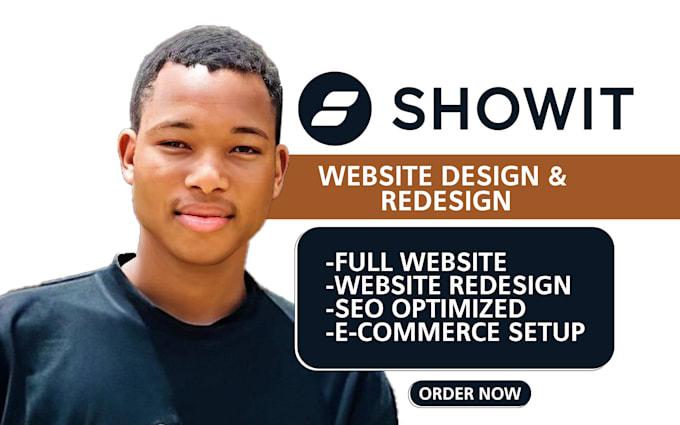 Gig Preview - Design showit website or redesign showit website professionally