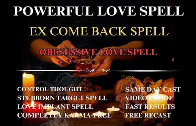 Gig Preview - Cast strong fast love spell, contact me spell, obsession spell to get love spell