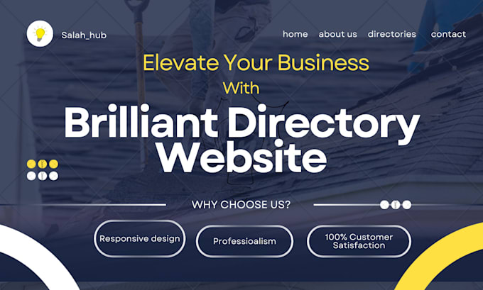 Gig Preview - Brilliant directory website business directory wordpress directory website