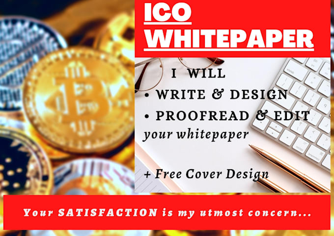 Gig Preview - Do persuasive ico white paper writing, crypto white paper design, business pitch