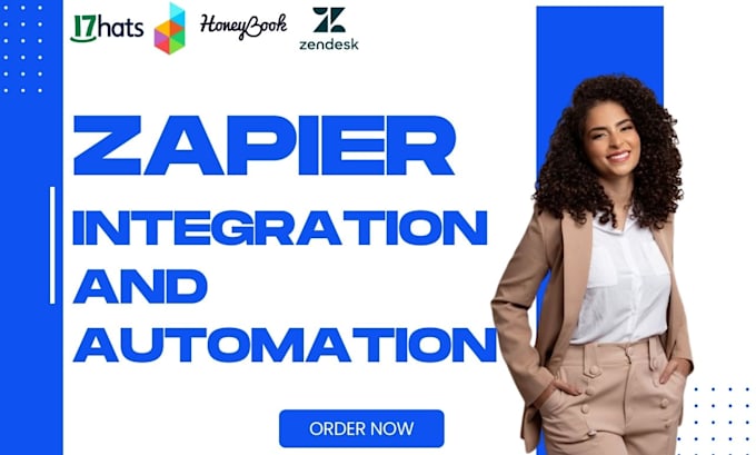 Gig Preview - Do zapier integration, automation for 17hats dubsado honeybook nextiva zendesk