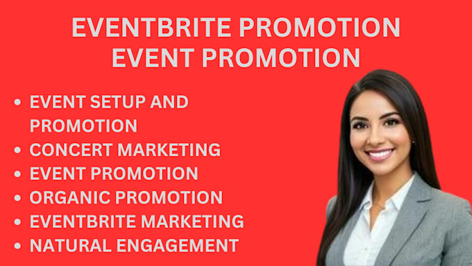 Gig Preview - Promote and market eventbrite conference webinar  events