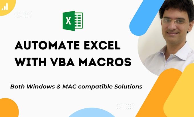 Gig Preview - Automate excel with vba macros, excel vba expert