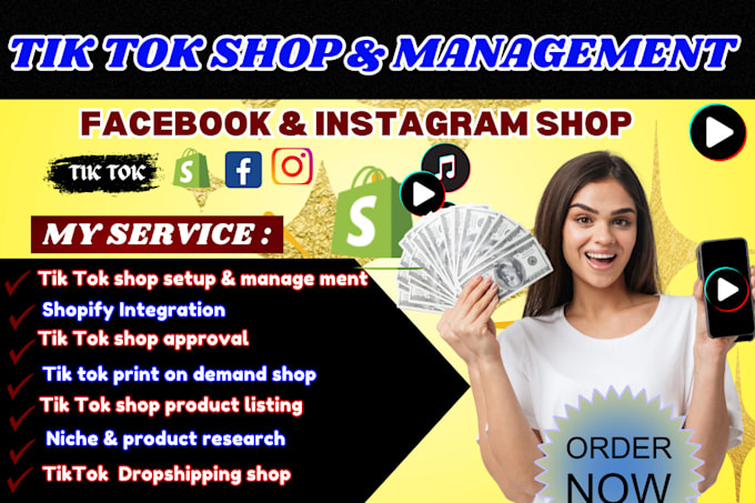 Gig Preview - Setup tiktok shop, facebook shop, instagram shop, tiktok ads or fix tiktok shop