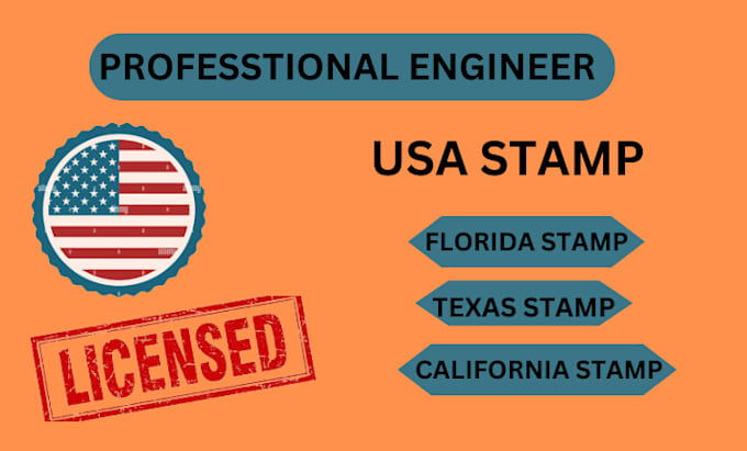 Gig Preview - Do texas ,california pe stamp architectural, structural drawing for city permit