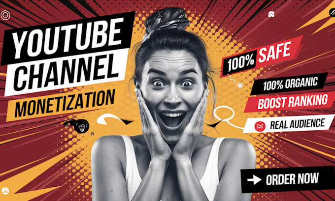 Gig Preview - Do organic youtube channel promotion and monetization