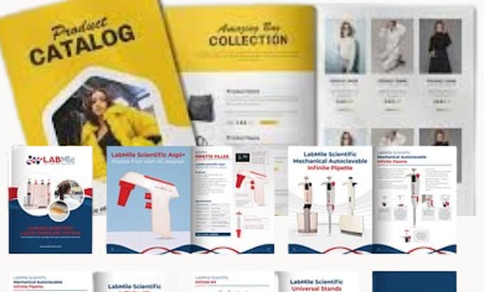 Gig Preview - Design digital marketing catalog catalogue for product, medical, business