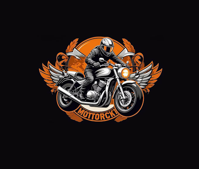 Gig Preview - Design high quality mc, biker, motorcycle logo with unlimited revision