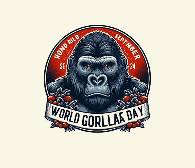 Gig Preview - Design high quality king kong gorilla logo for your business with 24 hours