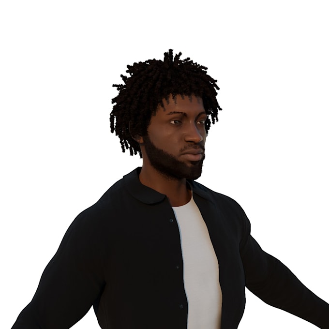 Gig Preview - Do 3d character creation realistic character modeling custom 3d character game