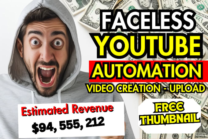 Gig Preview - Setup youtube automation channel, top 10 faceless automated video, monetization