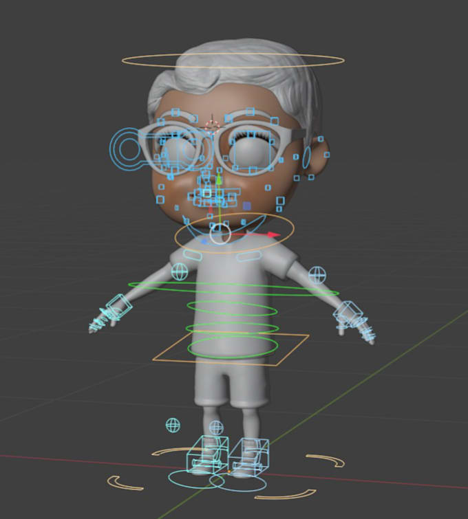 Gig Preview - 3d figure modeling character asset creation character design service mixamo rig